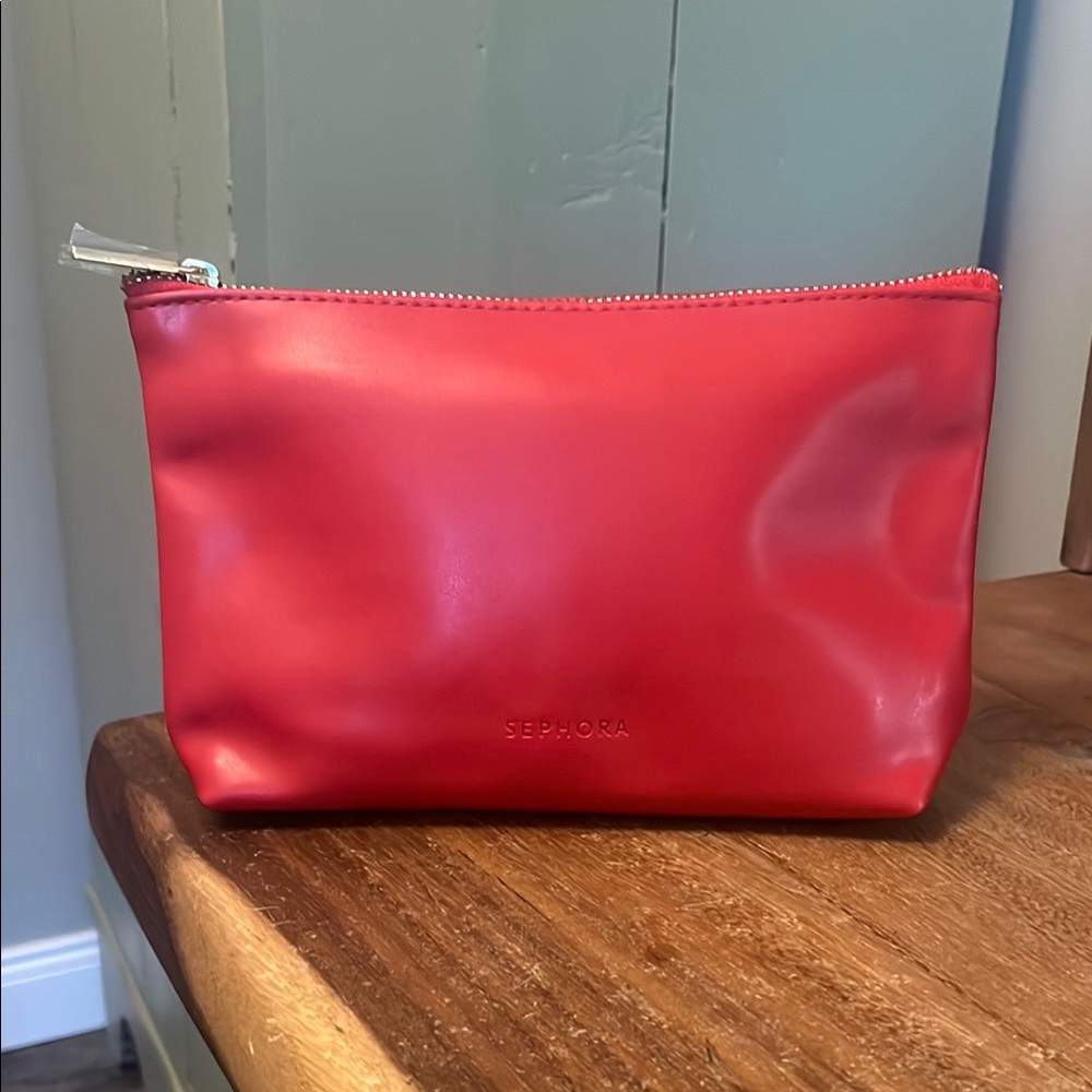 Sephora Red Cosmetic Bag